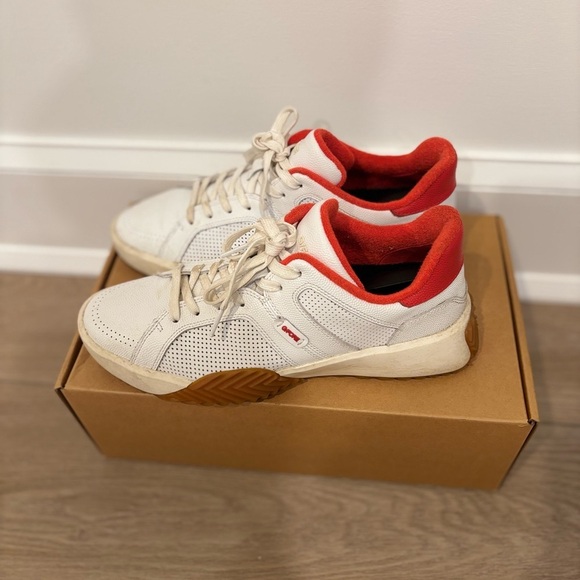 White with Red Accents G/Fore Golf Shoes - Picture 2 of 3